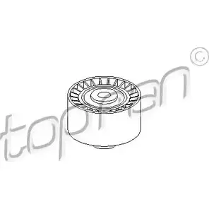 Ролик ремня ГРМ, обводной, паразитный TOPRAN 720 139 2448202 F4MDD F-122124 .2 изображение 0