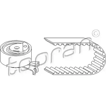 Комплект ремня ГРМ TOPRAN N03 F4 720 150 2448211 7R4M09 изображение 0