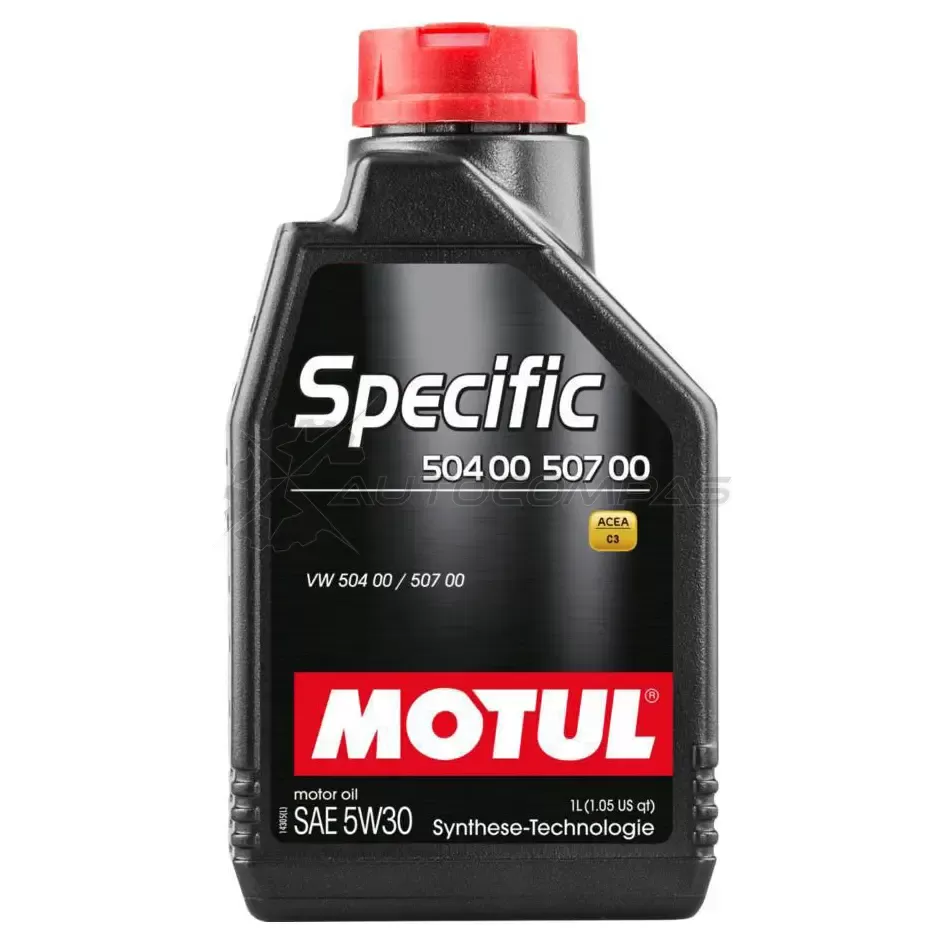 Моторное масло синтетическое SPECIFIС VW 504 00 507 00 C3 - 1 л MOTUL 2972131 107369
