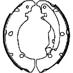 Тормозные колодки, комплект E.T.F. 09-0539 QJ2AVX M NDJET 2455333