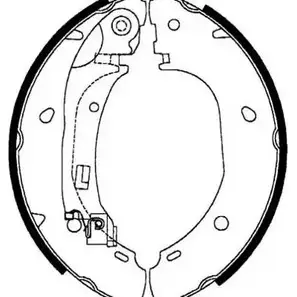 Тормозные колодки, комплект E.T.F. 09-0626 9RD4V V 2455418 YZ0B2S изображение 0