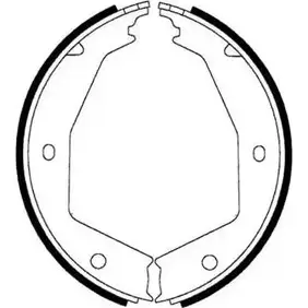 Тормозные колодки ручника, комплект E.T.F. EAC T3 2455424 D331J 09-0632