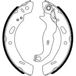 Тормозные колодки, комплект E.T.F. 09-0727 YQP994 RVT F8 2455594 изображение 0