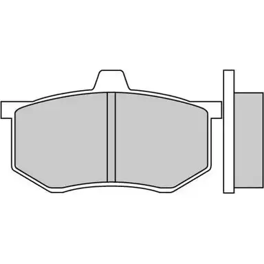 Тормозные колодки, дисковые, комплект E.T.F. 2 0601 12-0140 U9CVB0J 2455701 изображение 0
