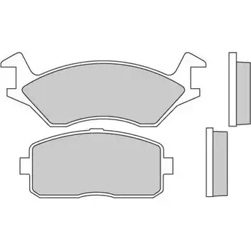 Тормозные колодки, дисковые, комплект E.T.F. 2060 5 2455748 12-0189 20606 изображение 0