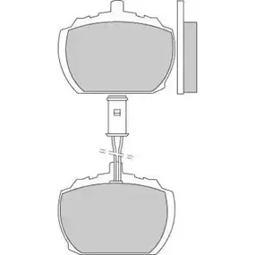 Тормозные колодки, дисковые, комплект E.T.F. 12-0207 2455764 21019 2089 4 изображение 0