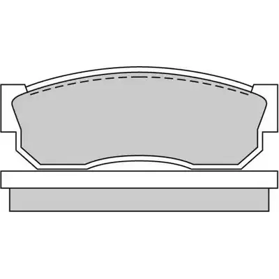 Тормозные колодки, дисковые, комплект E.T.F. 209 58 2455800 12-0246 0NPTJ изображение 0