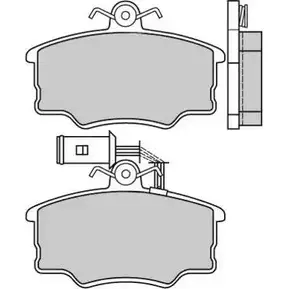 Тормозные колодки, дисковые, комплект E.T.F. 12-0376 LYF3XO2 21 156 2455934 изображение 0