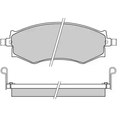 Тормозные колодки, дисковые, комплект E.T.F. 2456126 12-0572 2152 7 21528 изображение 0