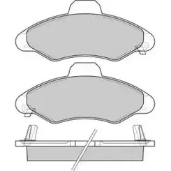Тормозные колодки, дисковые, комплект E.T.F. 23301 12-0827 2330 0 2456380 изображение 0