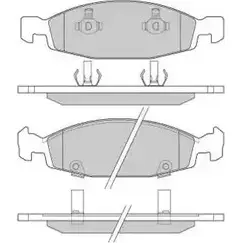 Тормозные колодки, дисковые, комплект E.T.F. 2456417 2333 6 12-0865 23337 изображение 0