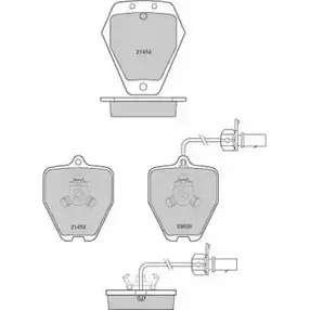 Тормозные колодки, дисковые, комплект E.T.F. 21 452 12-1119 2456671 21454 изображение 0