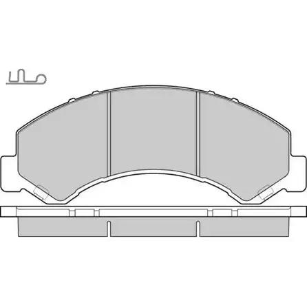 Тормозные колодки, дисковые, комплект E.T.F. 29 258 Z2QNC8 12-1236 2456788 изображение 0