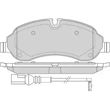 Тормозные колодки, дисковые, комплект E.T.F. 2457150 D1774-9004 12-1598 2203 4 изображение 0