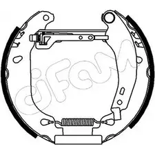 Тормозные колодки, комплект CIFAM O6WVEZ 2461159 PBKOC YG 151-014 изображение 0