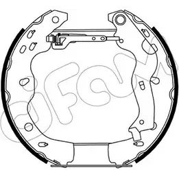 Тормозные колодки, комплект CIFAM 151-201 95W7 C 2461334 0TPK9 изображение 0