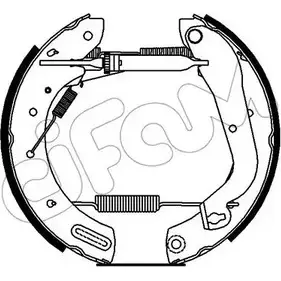 Тормозные колодки, комплект CIFAM 2461388 FCAL 3K 151-255 QSFSUHQ изображение 0