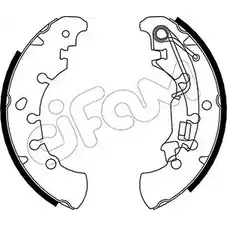 Тормозные колодки, комплект CIFAM GT3VJS D0S3N P 2461683 153-091