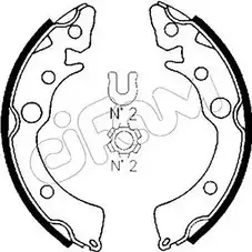 Тормозные колодки, комплект CIFAM P18LG 2461741 PC NOQ 153-150 изображение 0