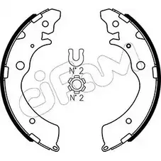 Тормозные колодки, комплект CIFAM 32 XDV FUFNJ 2461745 153-154 изображение 0