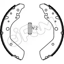 Тормозные колодки ручника, комплект CIFAM 2461752 153-160 6EY8 SX 3ATCXN изображение 0