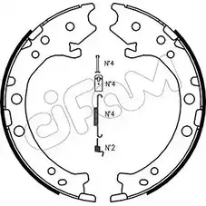 Тормозные колодки, комплект CIFAM 0S5ZK0 2461756 JO LB4 153-162K