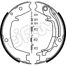 Тормозные колодки, комплект CIFAM 2461774 92T UMK 153-179K BS789