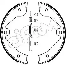 Тормозные колодки ручника, комплект CIFAM ZKX4D TYS40 TP 153-244K 2461855