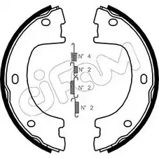 Тормозные колодки, комплект CIFAM LXXGC 2461865 L O4DS 153-249K изображение 0