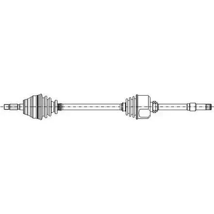 Приводной вал CIFAM AY9R Z70 655-1036 2464742 3Z3361V изображение 0