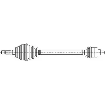 Приводной вал CIFAM XYX1R 2464934 Z CNEU 655-1228 изображение 0