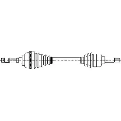 Приводной вал CIFAM DK78F 655-1233 2464940 234A N изображение 0