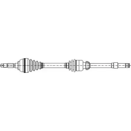 Приводной вал CIFAM 71CS49Q 2464948 BIXY1K M 655-1240 изображение 0