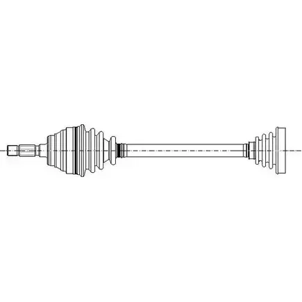 Приводной вал CIFAM 2464970 N40E QIH LC151 655-1261 изображение 0