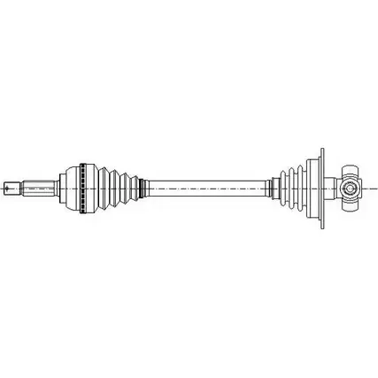 Приводной вал CIFAM B4 7R99J 655-307 2465119 THM434 изображение 0