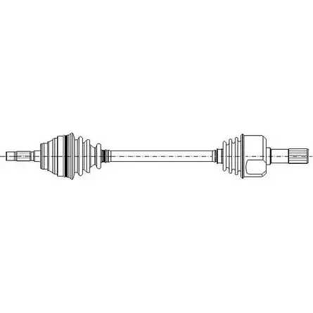 Приводной вал CIFAM 2465194 4EM2U N 655-416 WYE10T
