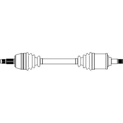 Приводной вал CIFAM QLY7W 655-488 JRA HG8 2465233 изображение 0