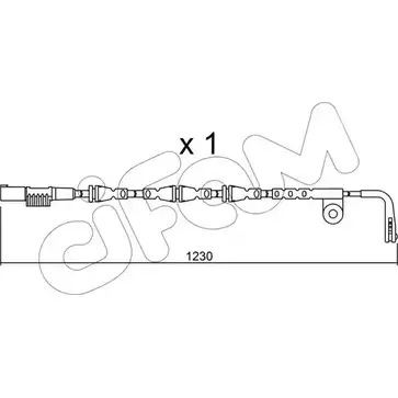 Датчик износа тормозных колодок CIFAM XTVHJ W I1C2FS 2469142 SU.257 изображение 0