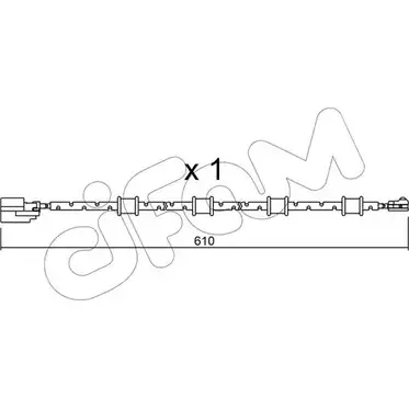 Датчик износа тормозных колодок CIFAM 0Q 5OTP N846KD SU.321 2469199 изображение 0