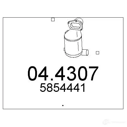 Катализатор MTS 8033464158705 1702466 WM2I2 Z7 044307 изображение 0