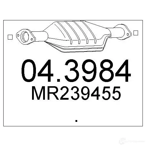 Катализатор MTS 043984 8033464308681 1702158 TJ73 EB1