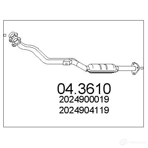 Катализатор MTS 043610 8033464063467 6G4 2O 1701807 изображение 0