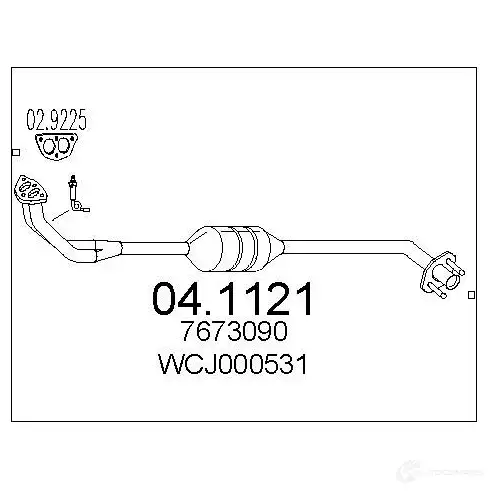 Катализатор MTS BYSG W39 8033464058883 041121 1701267 изображение 0