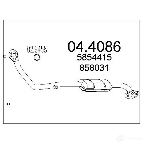 Катализатор MTS 8033464457334 NLE31 L 044086 1702253 изображение 0