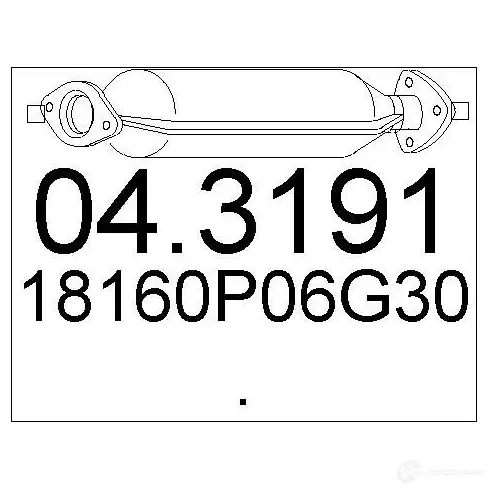 Катализатор MTS O XUWG 1701511 8033464060589 043191 изображение 0