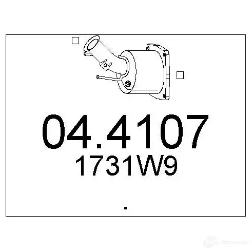 Катализатор MTS 044107 8033464481155 L9BZ TK7 1702274 изображение 0