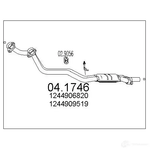 Катализатор MTS 1701293 Y01G2 S 8033464059064 041746 изображение 0