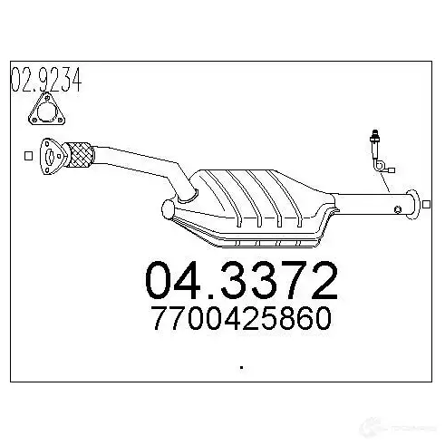 Катализатор MTS 1701678 043372 EZNA FZ 8033464062156