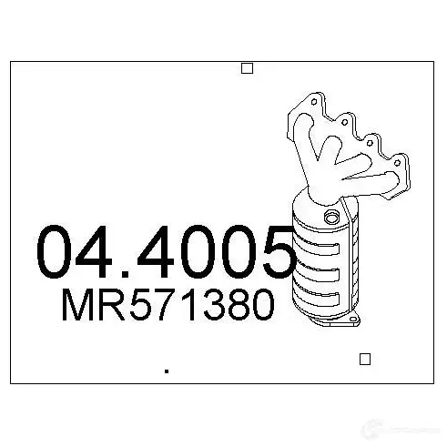 Катализатор MTS 1702172 044005 8033464452797 72F QQUU