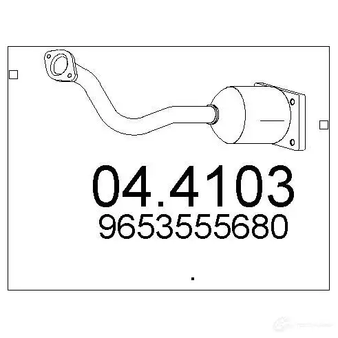Катализатор MTS 044103 8033464458362 1702270 H4O G6 изображение 0